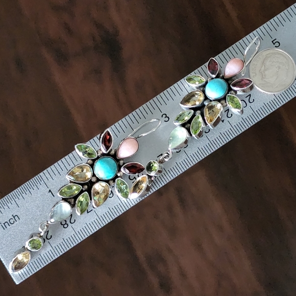 NICKY BUTLER LIMITED EDITION RAJ COLLECTION 925 Sterling Silver NB Earrings 3